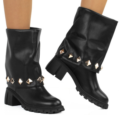 CZARNE BOTKI Z ĆWIEKAMI EKOSKÓRA OBCAS