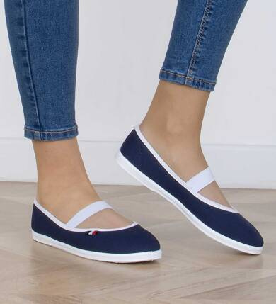 GRANATOWE CZESZKI WSUWANE TENISÓWKI FLAGA