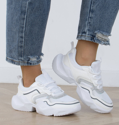 BIAŁE SNEAKERSY RICHELLA