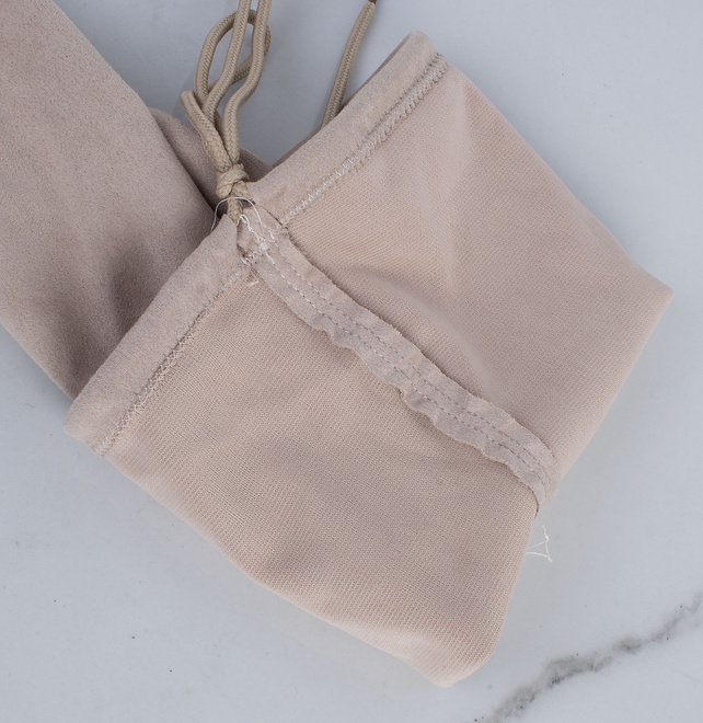 BEŻOWE ZAMSZOWE KOZAKI ZA KOLANO KLASYCZNE VALARIA