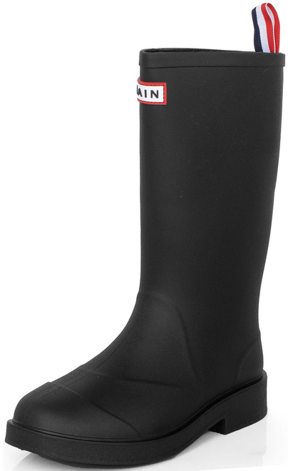 CZARNE MATOWE WYSOKIE KALOSZE IRAIN 3