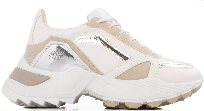 BEŻOWE SNEAKERSY SPORTOWE GRUBA PODESZWA PELETTE 2