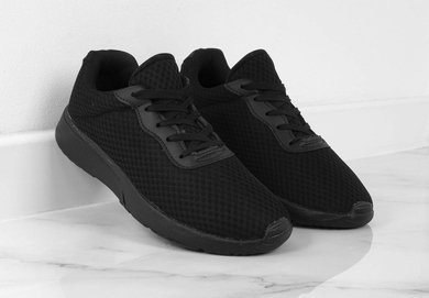 CZARNE MĘSKIE SNEAKERSY