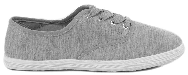 SZARE TENISÓWKI WYKROJONE TRAMPKI 1