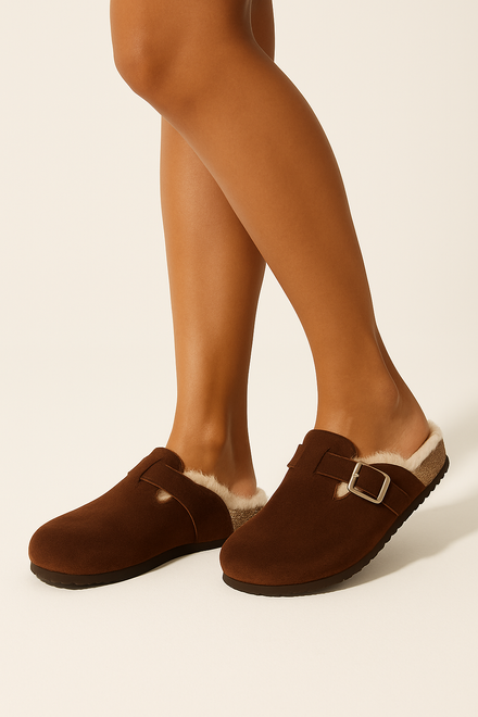 BRĄZOWE KAPCIE OCIEPLANE NA KORKU 6