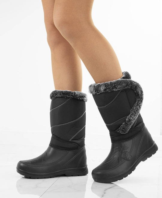 CZARNE SNIEGOWCE KALOSZE