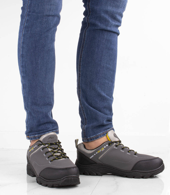 SZARE MĘSKIE BUTY TREKKINGOWE 8