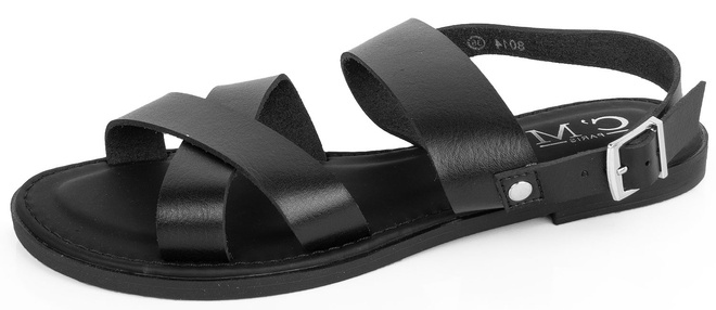 CZARNE KLASYCZNE DAMSKIE LEKKIE SANDAŁY KLAPKI ABINA 3