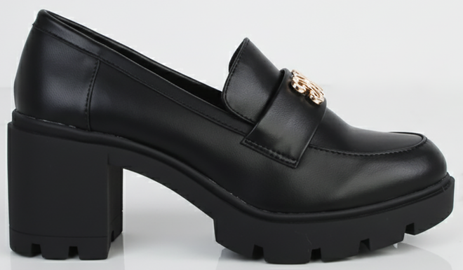 KLASYCZNE CZARNE DAMSKIE PÓŁBUTY NA SŁUPKU MOLLO 1