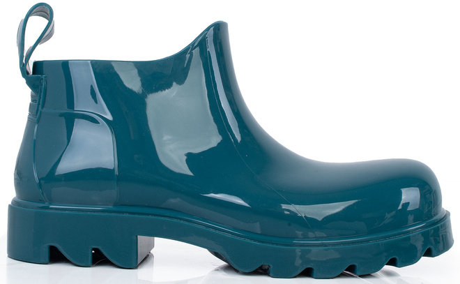 NIEBIESKIE DAMSKIE KRÓTKIE KALOSZE LAKIEROWANE WINSLOW 2