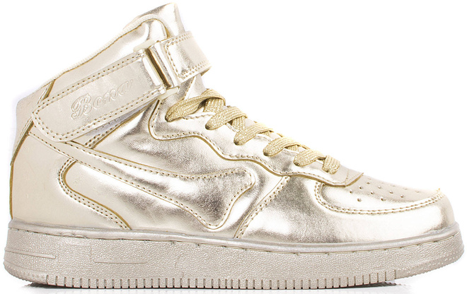 ZŁOTE WYSOKIE BUTY SPORTOWE MEGI 1