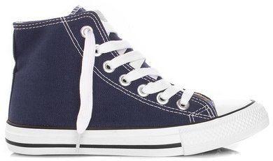 WYSOKIE GRANATOWE  TRAMPKI  TENISÓWKI CONVER