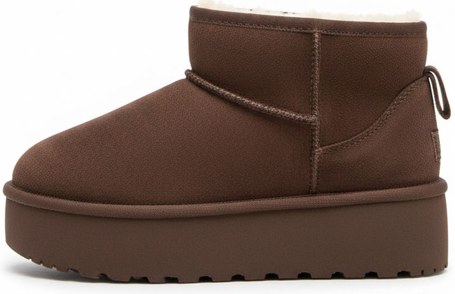 BRĄZOWE OCIEPLANE ŚNIEGOWCE BOTKI NA PLATFORMIE AMBRIA 4