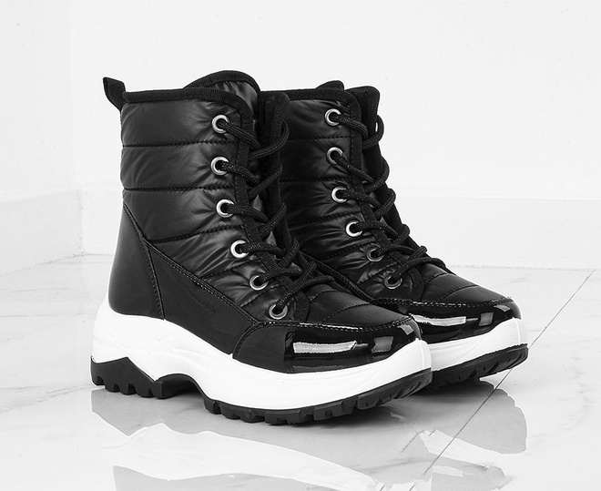 CZARNE ŚNIEGOWCE TRAPERY ERINE 3