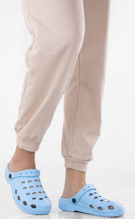 BŁĘKITNE LEKKIE KLAPKI  KROKSY