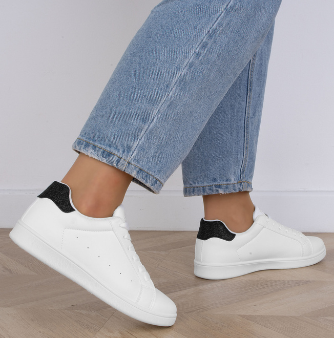 DAMSKIE BIAŁE SNEAKERSY TRAMPKI SKÓRZANE VENETY 8