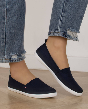 GRANATOWE CZESZKI WSUWANE TENISÓWKI FLAGA