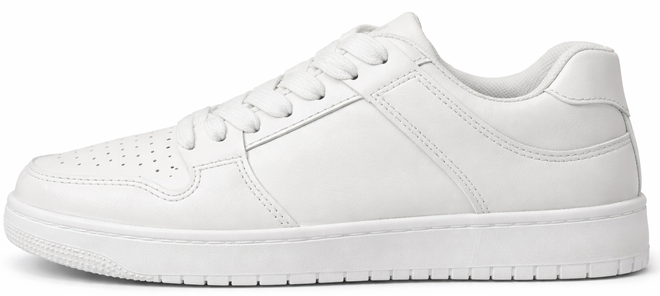 DAMSKIE BIAŁE SNEAKERSY TRAMPKI SKÓRZANE SZNUROWANE 3