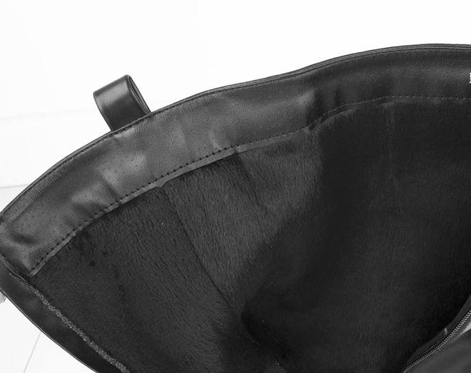 DAMSKIE CZARNE SKÓRZANE KOZAKI NA ZAMEK NA PLATFORMIE DARVINA 7