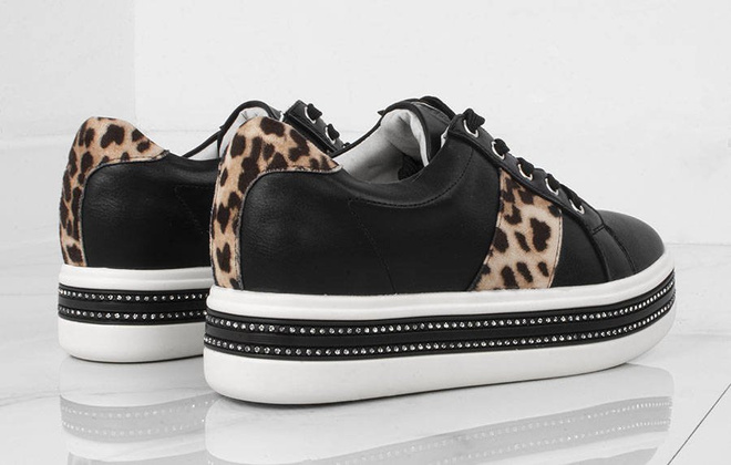 CZARNE SNEAKERSY FAUXIN 6