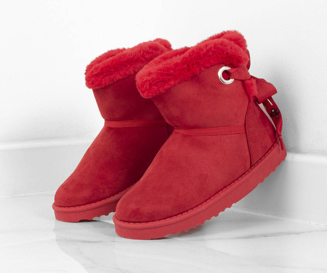 CZERWONE OCIEPLANE ŚNIEGOWCE BOTKI DIVINE 5