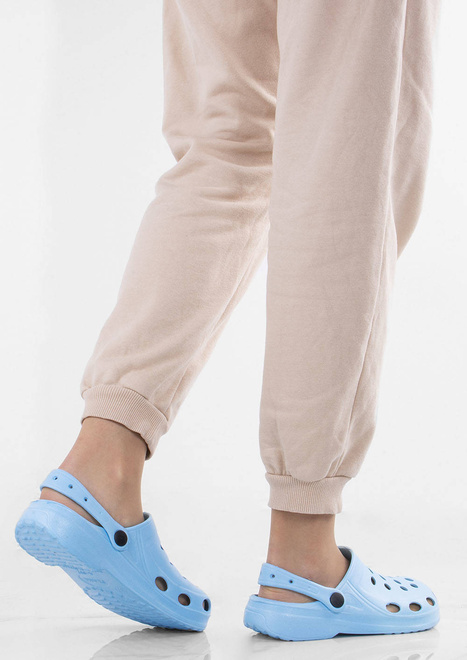 BŁĘKITNE LEKKIE KLAPKI  KROKSY  7