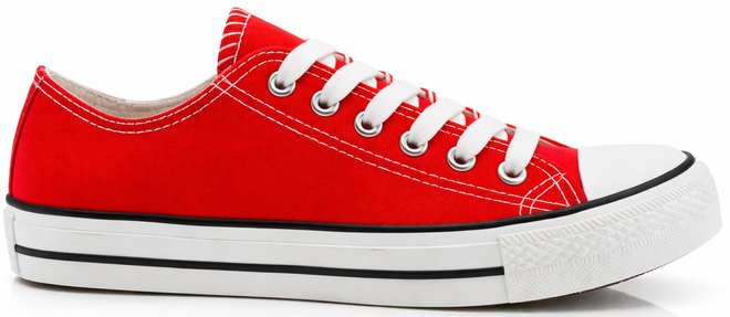 TRAMPKI TENISÓWKI NISKIE KLASYCZNE CZERWONE 1