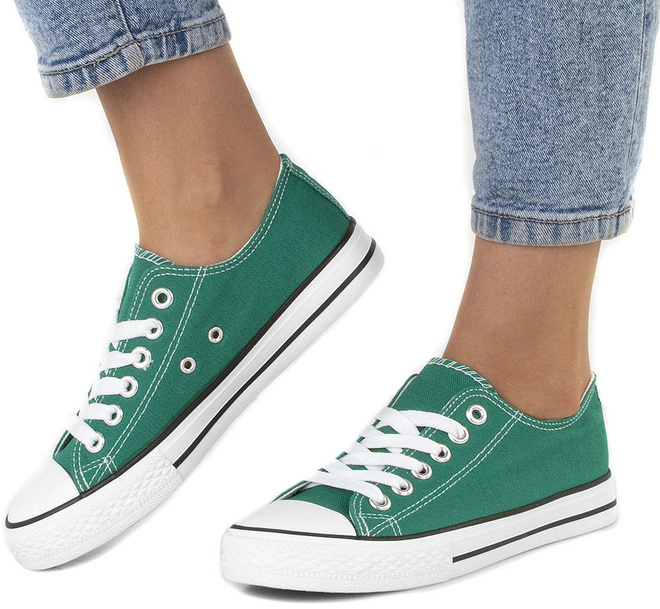 ZIELONE KLASYCZNE TRAMPKI FLEX 2