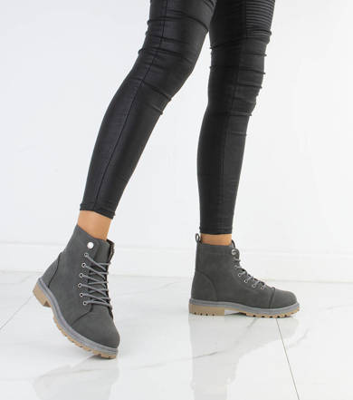 SZARE BOTKI OCIEPLANE TRAPERY