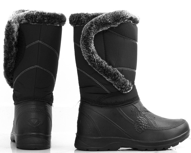 CZARNE SNIEGOWCE KALOSZE 2