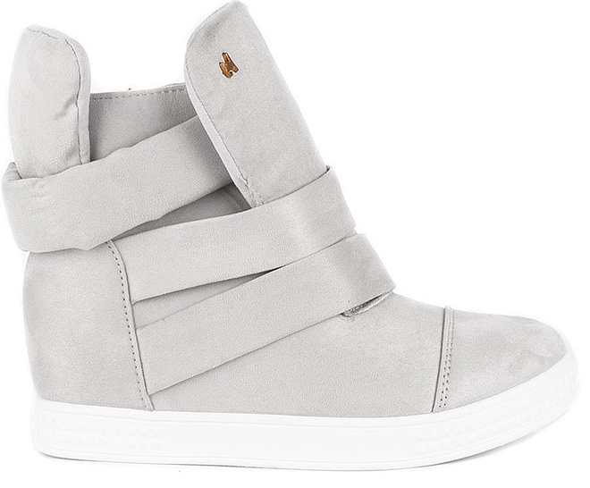 SZARE SNEAKERSY NA KOTURNIE SHANICE 1