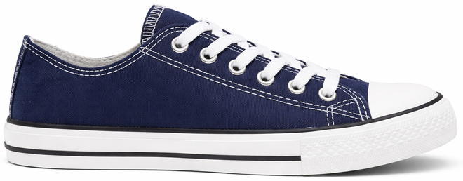 NISKIE TRAMPKI KLASYCZNE TENISÓWKI GRANATOWE 1