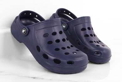 GRANATOWE LEKKIE KLAPKI  KROKSY