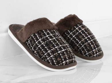 BRĄZOWE MĘSKIE OCIEPLANE KAPCIE KLAPKI