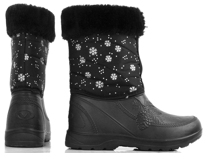 CZARNE SNIEGOWCE KALOSZE 2