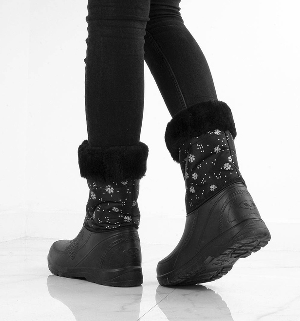 CZARNE SNIEGOWCE KALOSZE 7