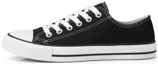 CZARNE NISKIE TRAMPKI CONVER TENISÓWKI FLEX 3