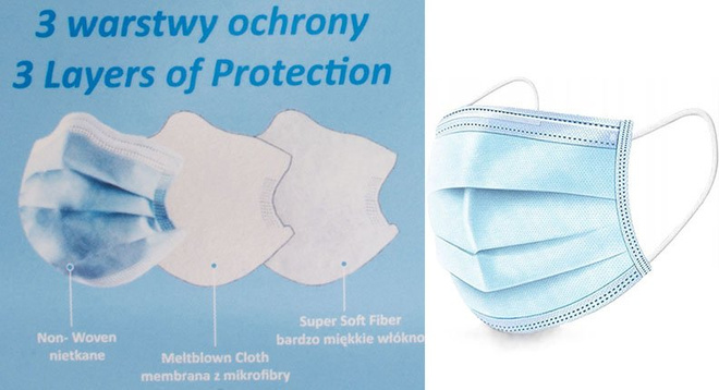 MASKA MASECZKA ANTYWIRUSOWA OCHRONNA 50 SZTUK 6