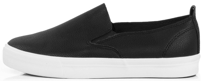 CZARNE TRAMPKI TENISÓWKI SLIP ON  3