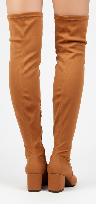 CAMEL ZAMSZOWE KOZAKI ZA KOLANO NA SŁUPKU ZAMEK VLENI 2