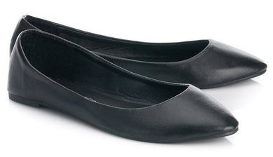 CZARNE KLASYCZNE BALERINKI ROSE