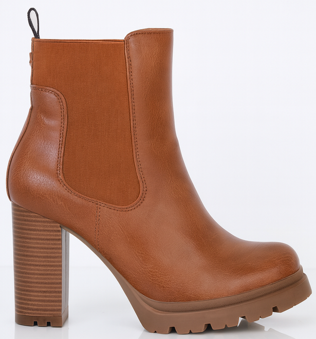 CAMEL DAMSKIE BOTKI NA SŁUPKU PLATFORMA CARMELA 1