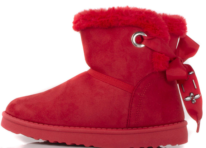 CZERWONE OCIEPLANE ŚNIEGOWCE BOTKI DIVINE 3