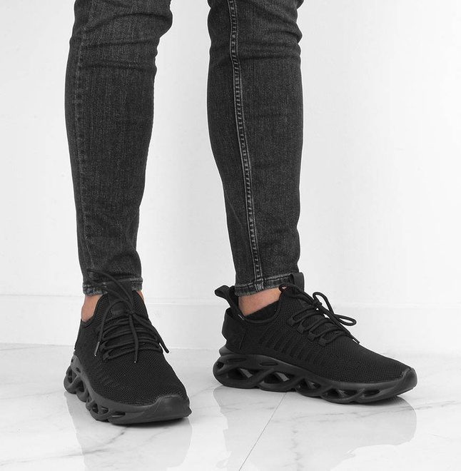 CZARNE LEKKIE SNEAKERSY MĘSKIE KENZO 2