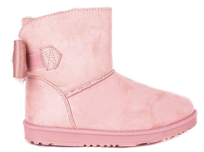 RÓŻOWE ZAMSZOWE ŚNIEGOWCE KIRI 1