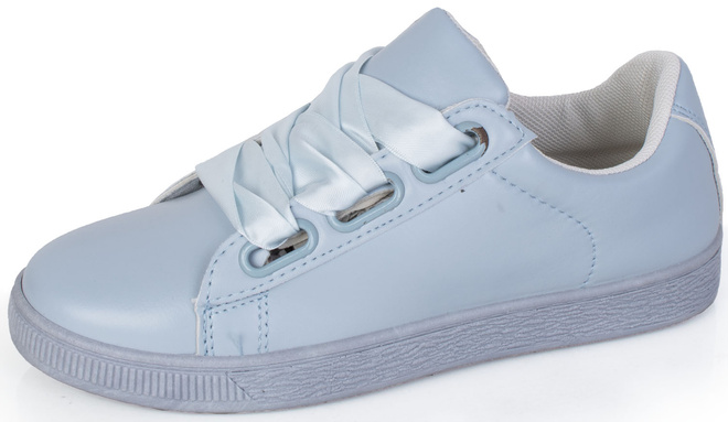 NIEBIESKIE DAMSKIE SNEAKERSY TRAMPKI SKÓRZANE SETES 4