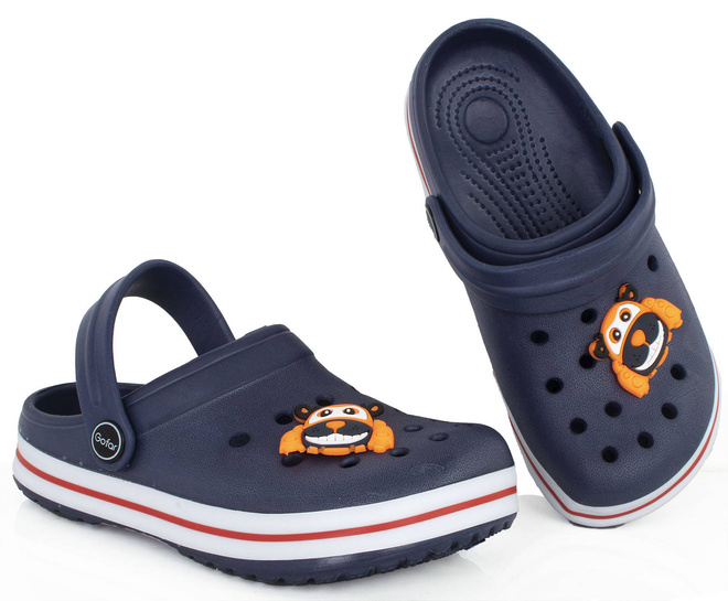 GRANATOWE KLAPKI KROKSY DZIECIĘCE 2