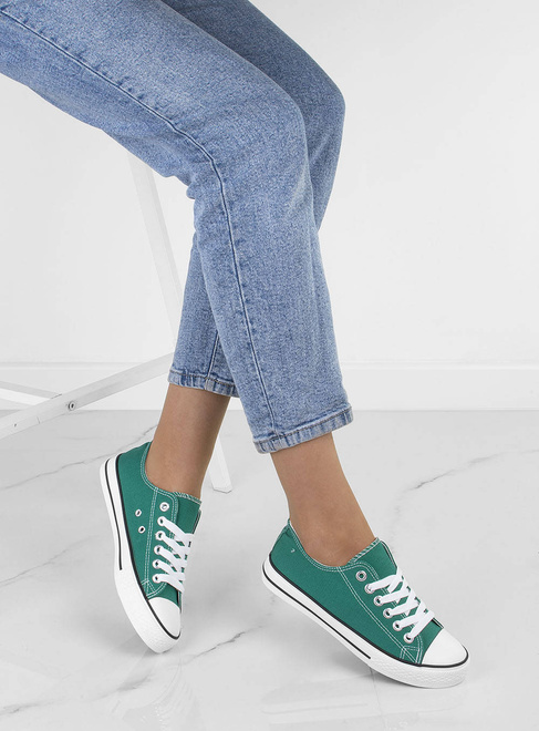 ZIELONE KLASYCZNE TRAMPKI FLEX