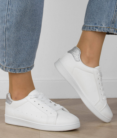 BIAŁE SNEAKERSY TRAMPKI KLASYCZNE MINFI