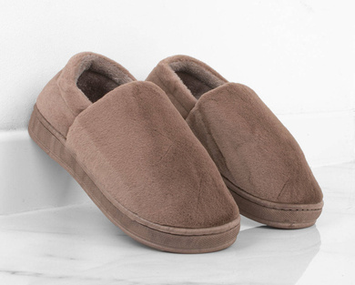 BRĄZOWE OCIEPLANE KAPCIE KLAPKI DOMOWE BITNEY